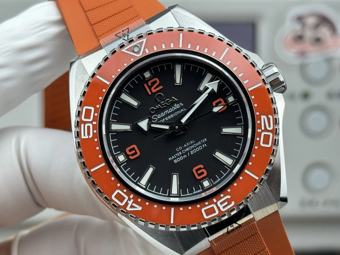 CBD Factory Omega Seamaster Planet Ocean 600M 42mm Black Dial Orange Arabic Numerals Orange Ceramic Bezel Orange Rubber Strap (217.32.42.21.01.004) 1:1 Super Clone – DD8912 Movement GoAnywhere 292